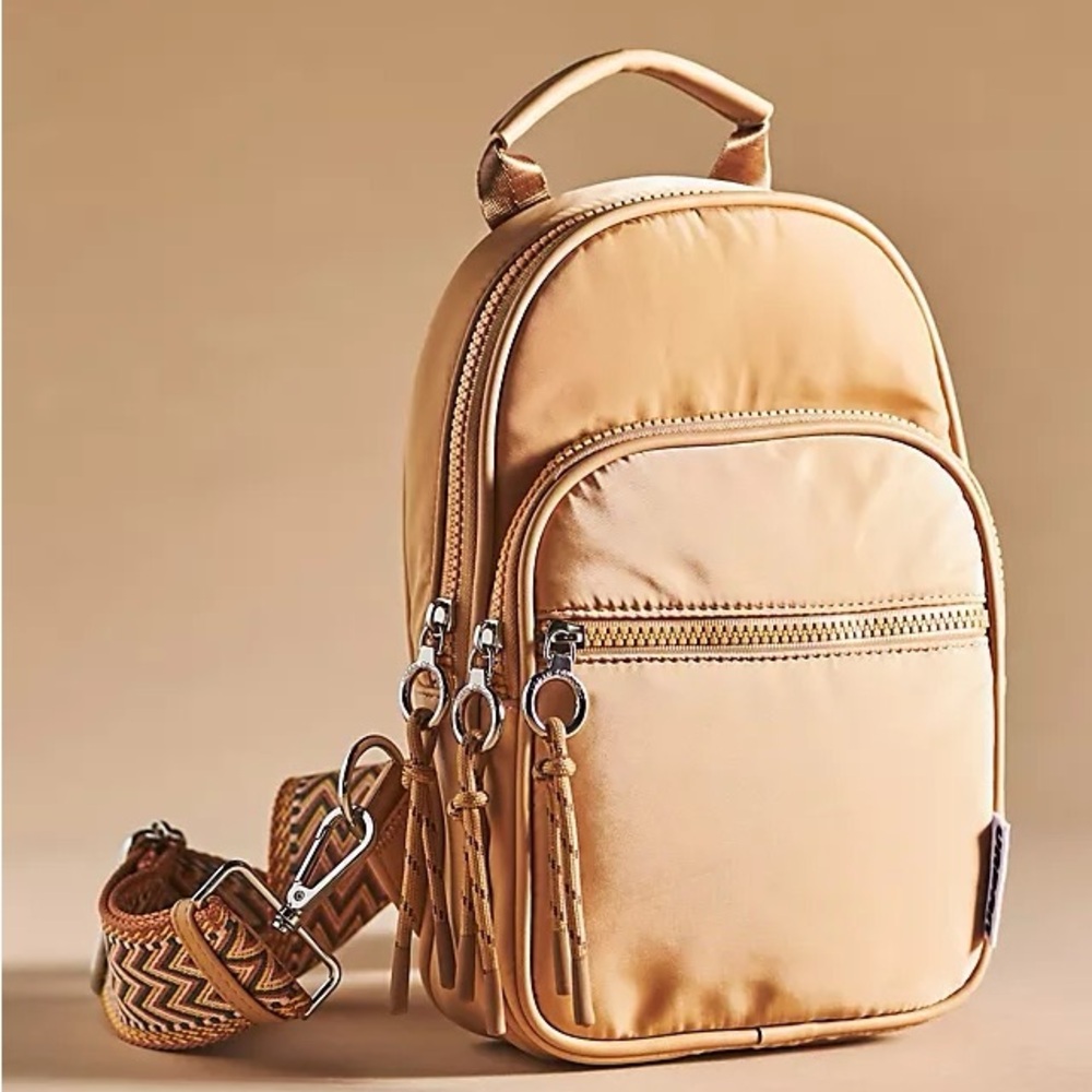 Anthropologie Urban Originals Convertible Sling Bag | Color: Sand